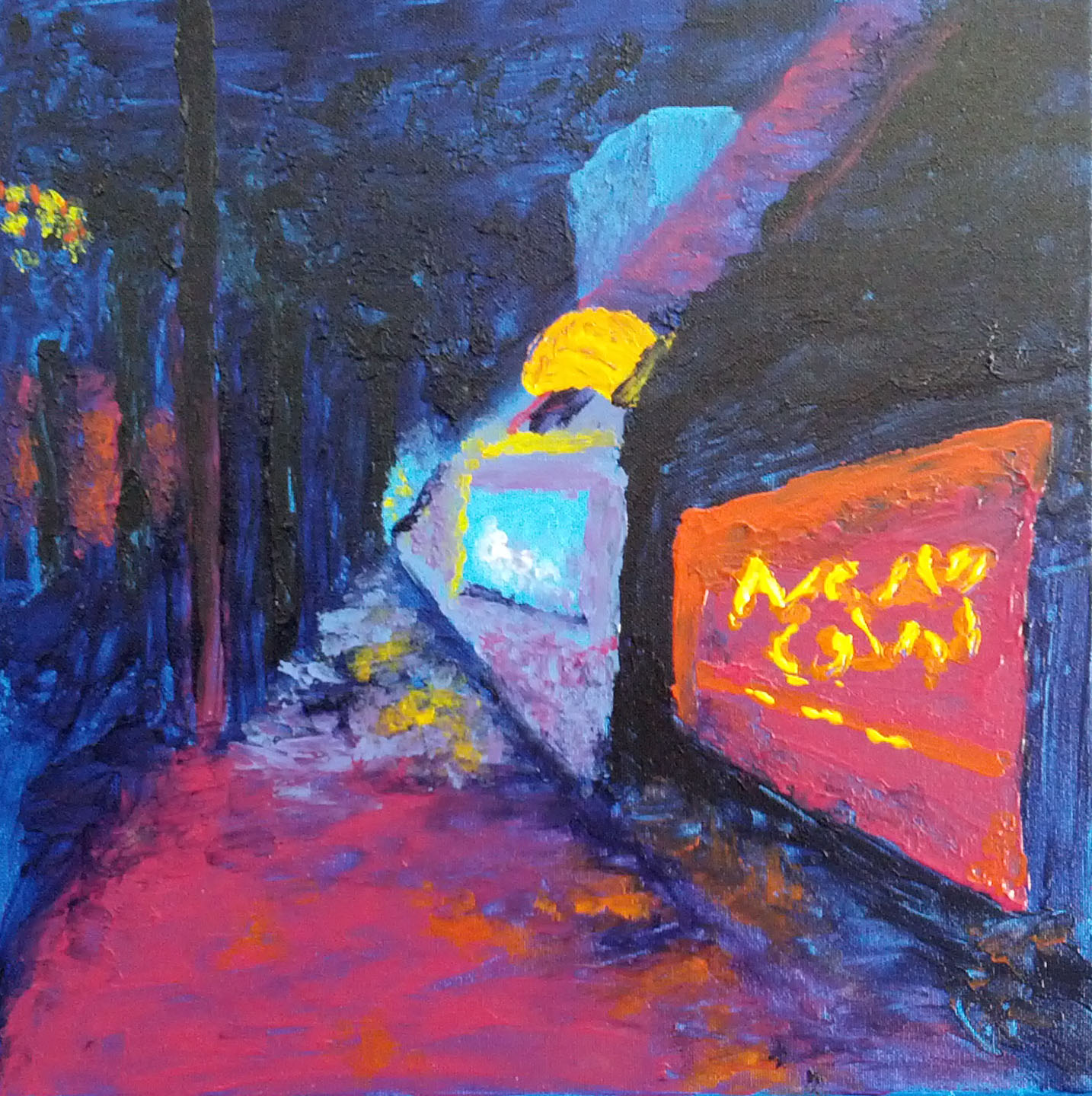 Neon at night