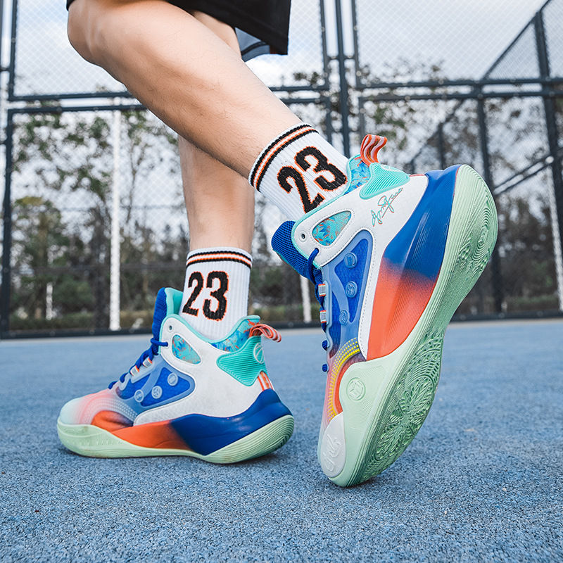 Thumbnail: Men's Basketball Shoes - Breathable Sport Sneakers
