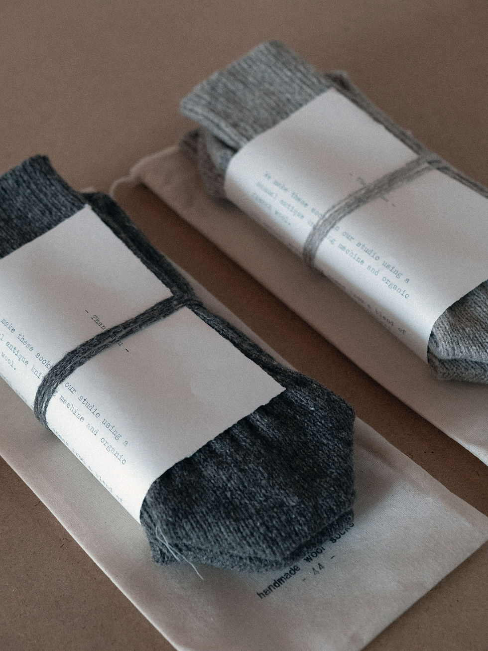 Thumbnail: Dark Grey Wool Socks