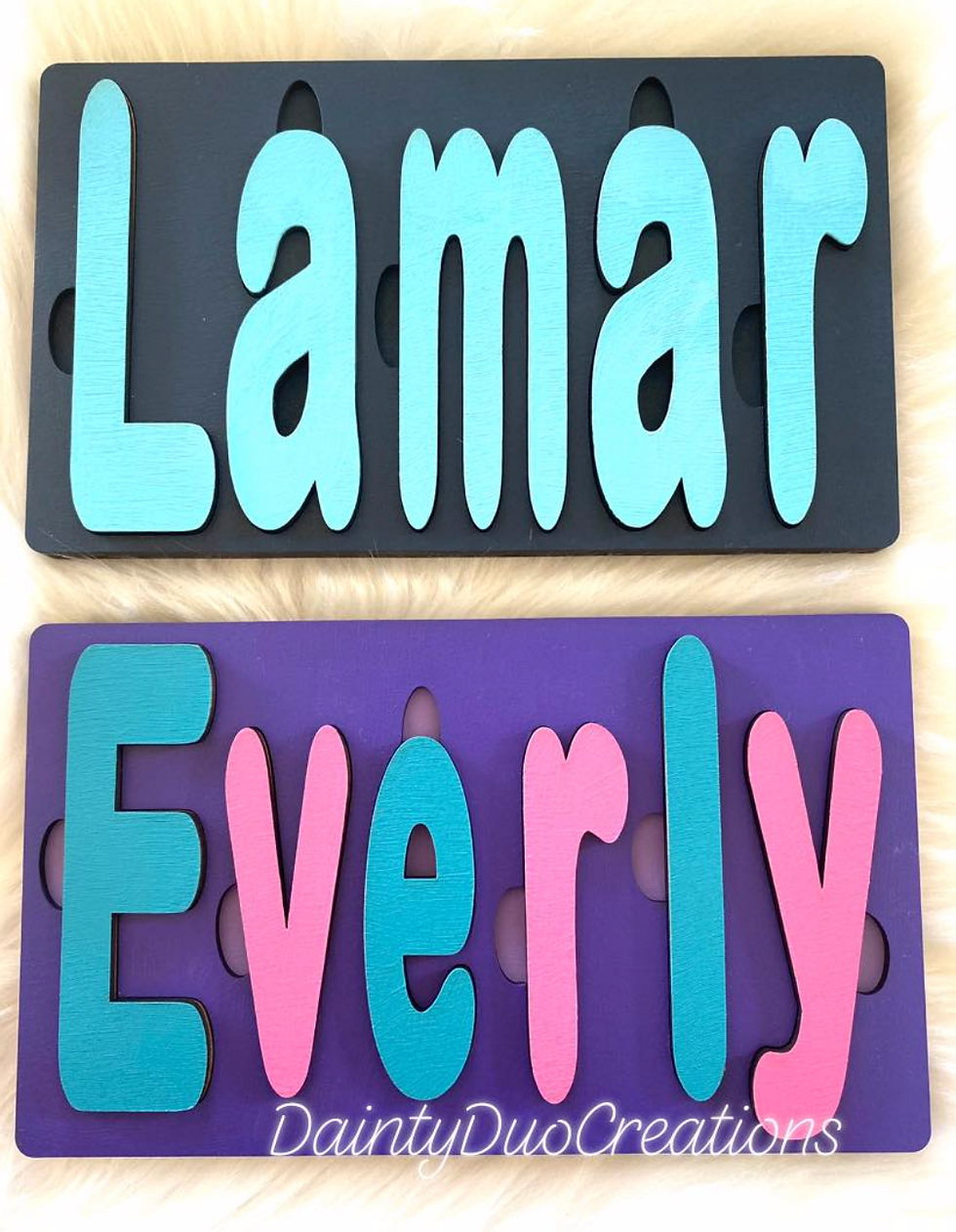 Thumbnail: Wooden Name Puzzle (Names with 7+ letters)