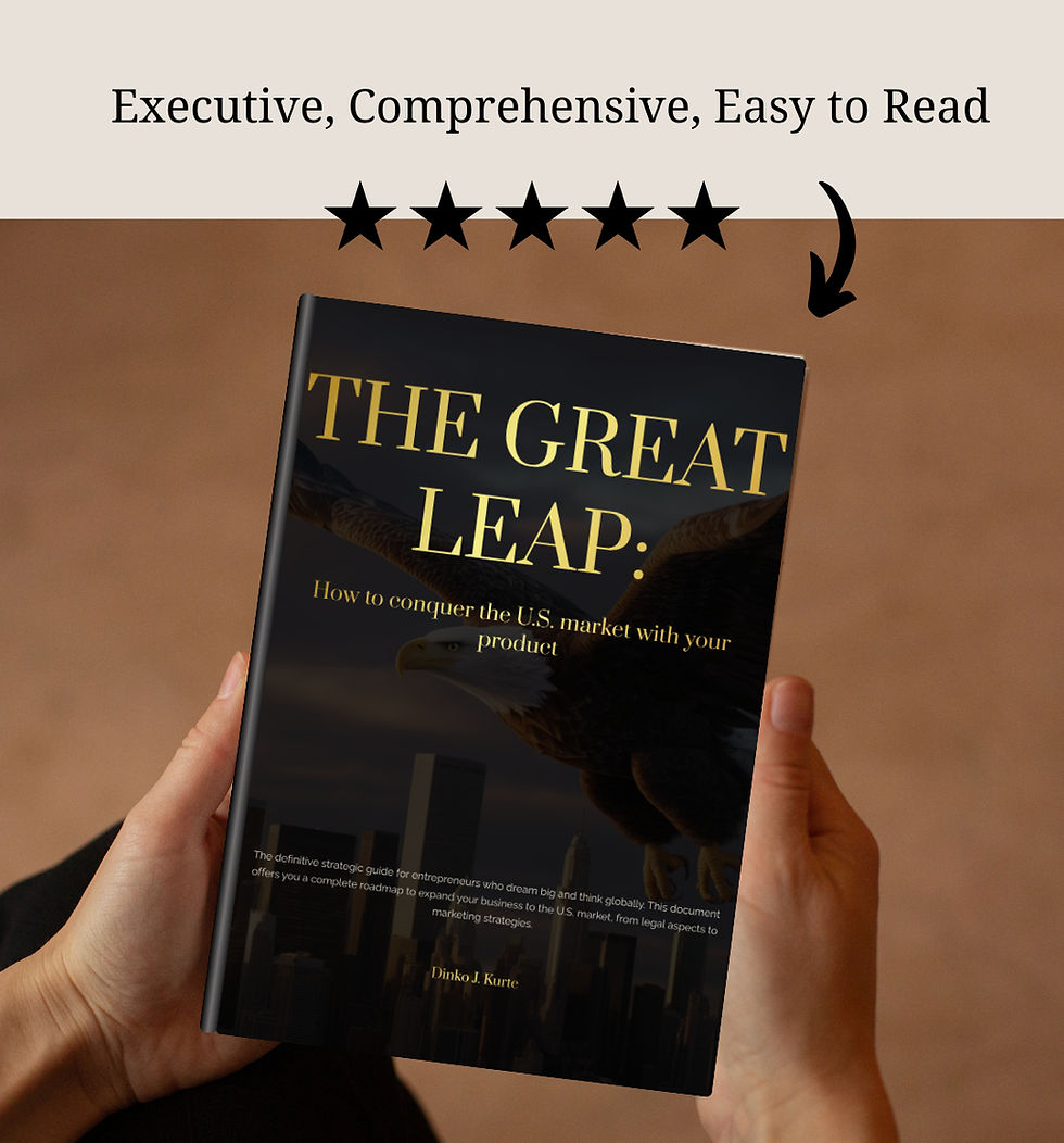 "THE GREAT LEAP: How to conquer the US market with your product""