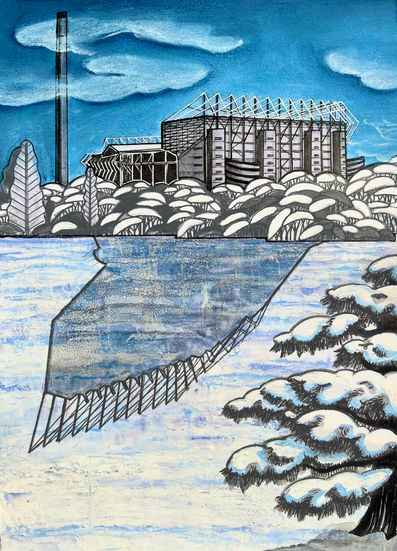 St. James' park in the snow