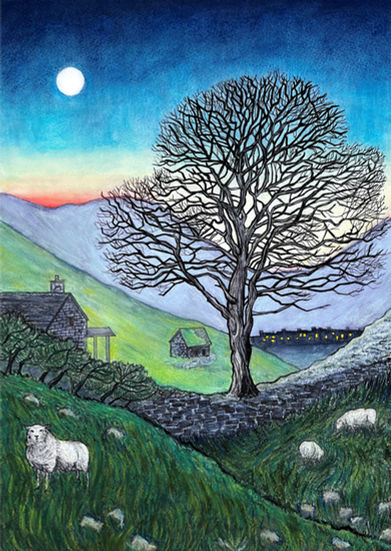 Sycamore tree in the valley
