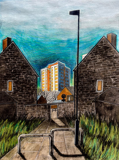 Shiledfiled alley