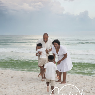 family fun at the styled content beach photo session in Santa Rosa Beach.