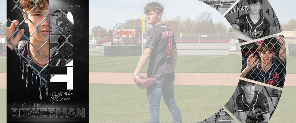 This class of 2026 senior's baseball SPORTRAIT is a home run for unique Michigan Senior Portraits.