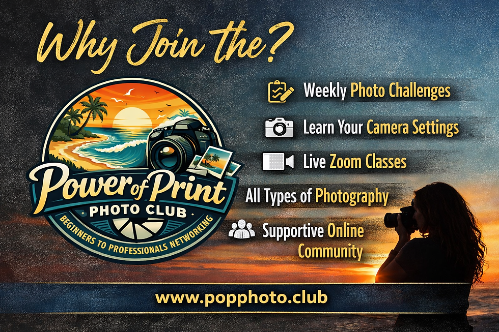 Why join the Power of Print Photography Club