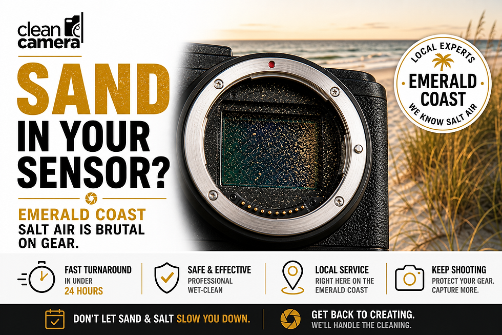 how long does a camera sensor cleaning take?