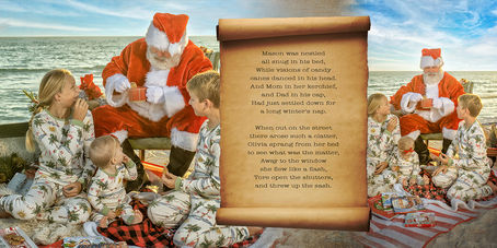 Christmas in July with the Magic of Santa at Seagrove Beach in 30A Florida