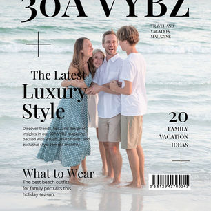 Why Families Choose a 30A Photographer for Magazine Memories
