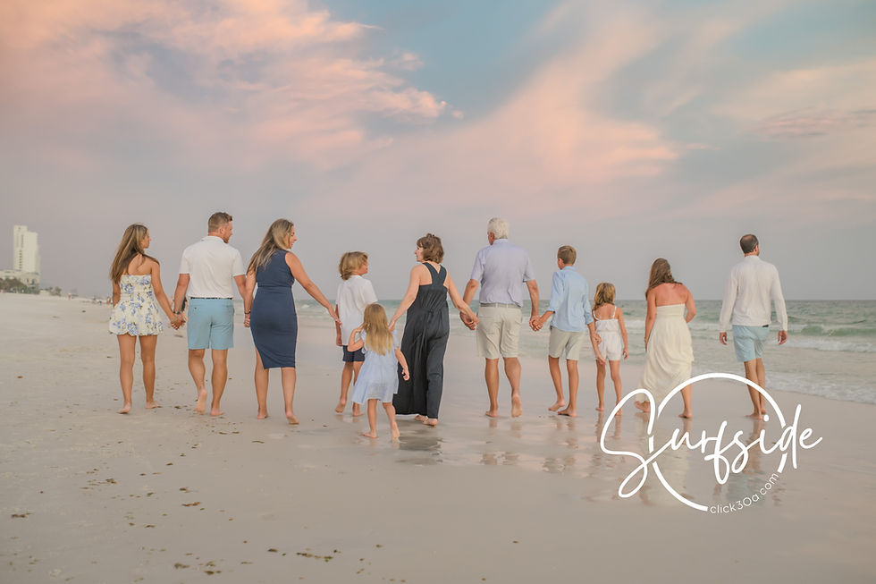 Best photographers for group beach sessions in Florida Panhandle - Click 30A Photography