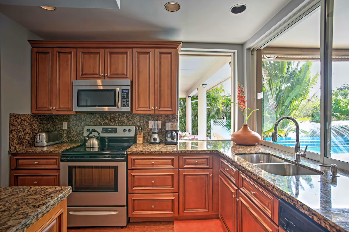 kitchen view at the Flying Dress Photography Workshop