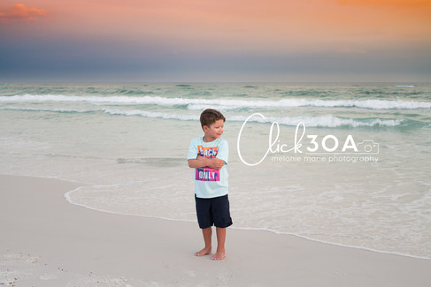 Watercolor Beach Photographer mini sessions