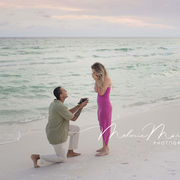 Surprise Proposal at Sunset captured by Click 30A Photography