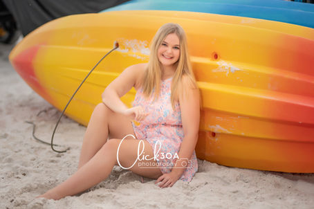 Senior Destination Photo Session | 30A Senior Portraits on the Beach