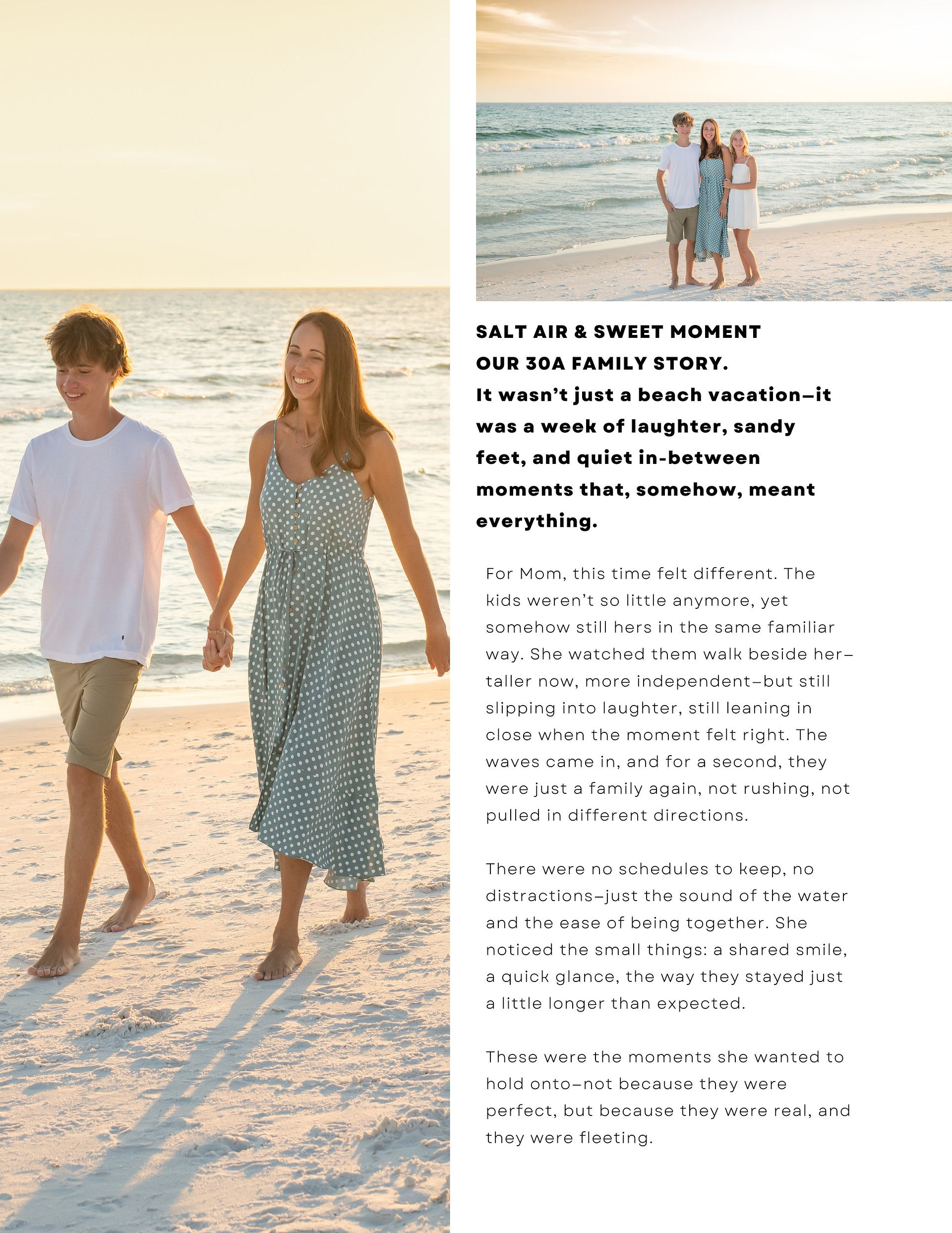 Your family deserves more than snapshots—book a magazine styled family session in 30A for a truly unforgettable experience.