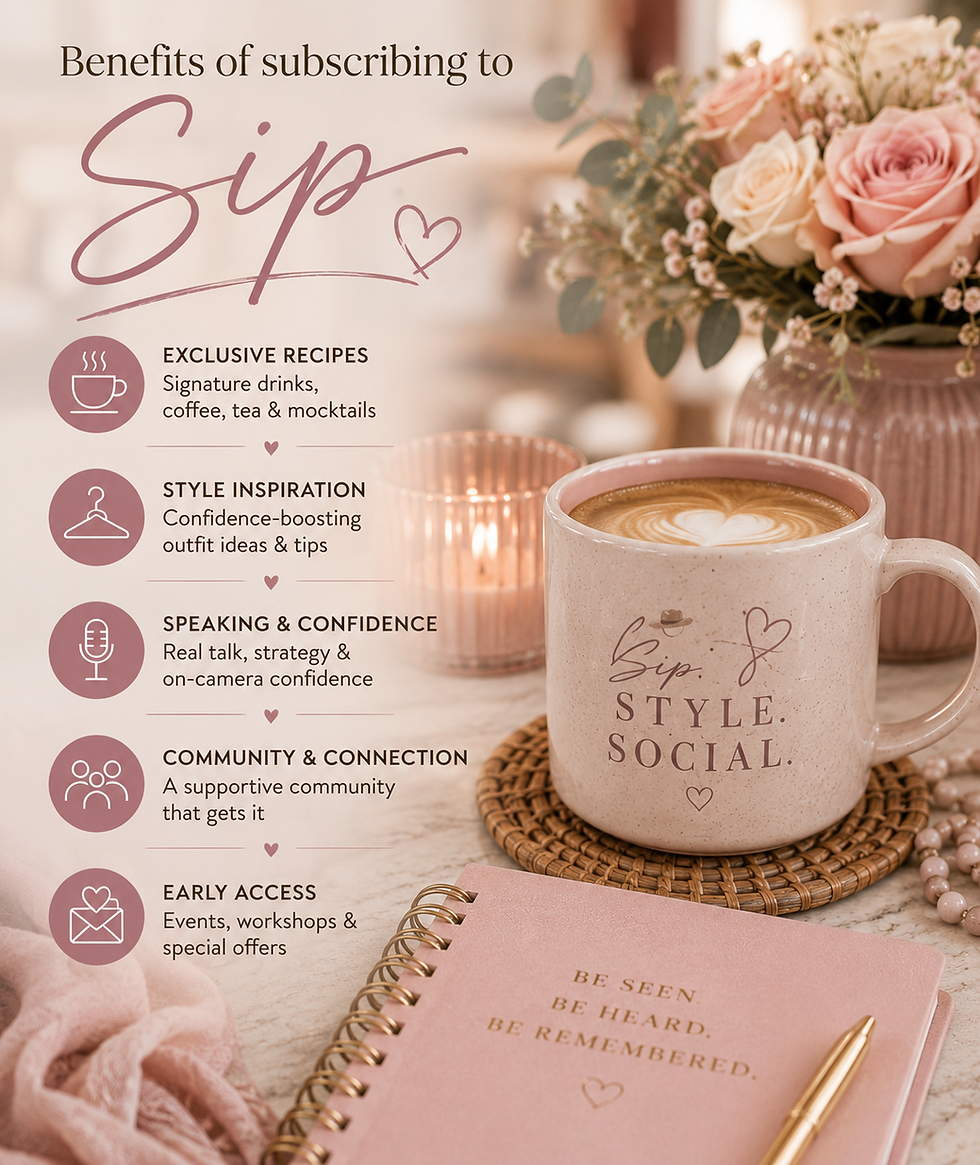 Benefits of subscribing to Sip confidence coffee talks