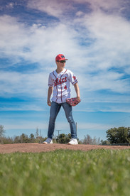 That special pink mitt made for some truly unique Michigan Senior Portraits.