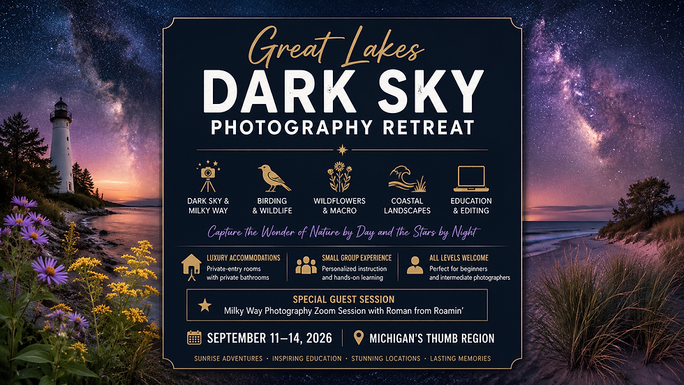 Great Lakes Dark Sky Photography Retreat