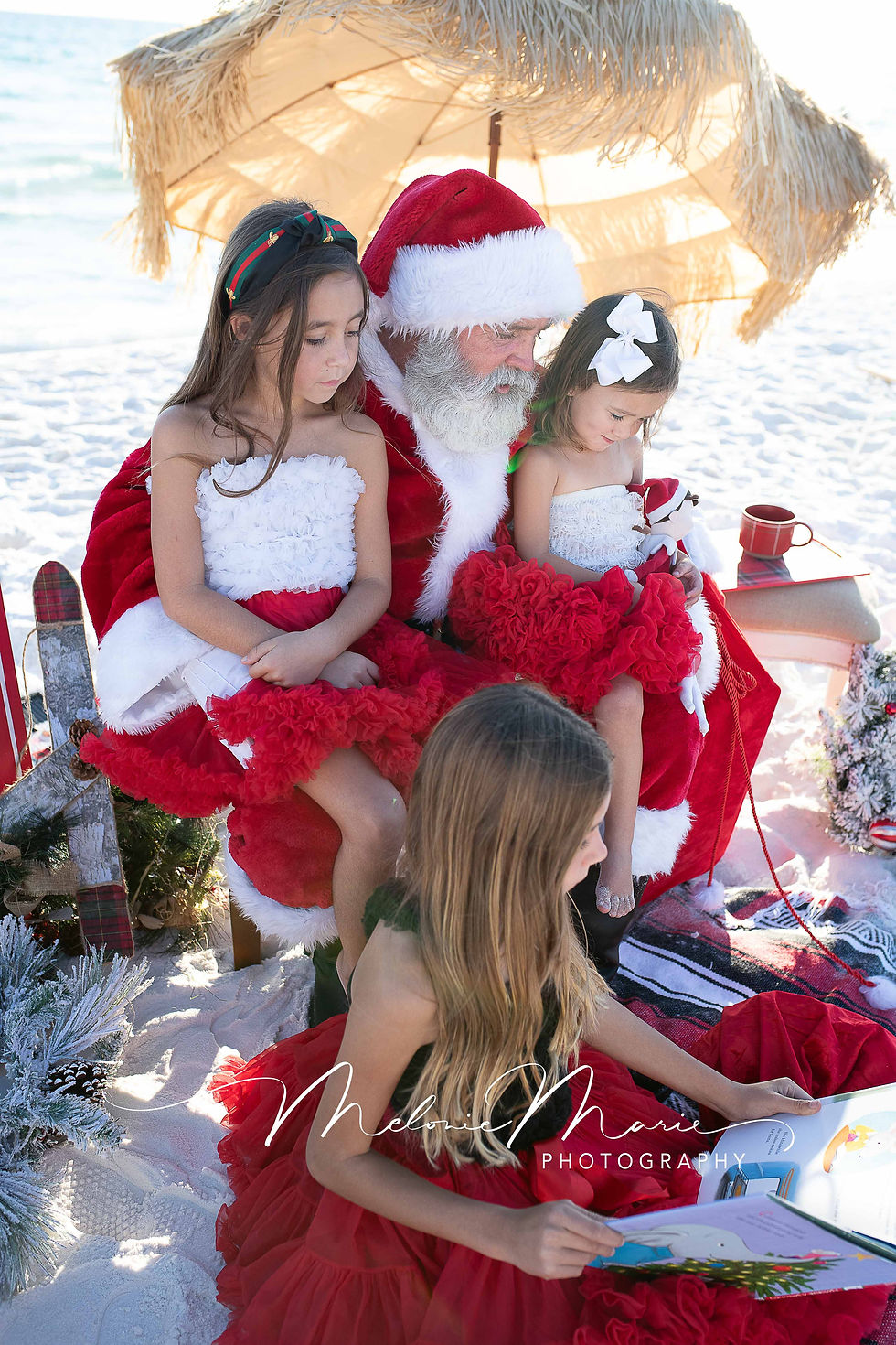 Santa Photo Session at Santa Rosa Beach