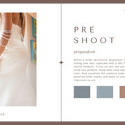 Bridal Modeling Guide Outline with Premier 30A Photographer