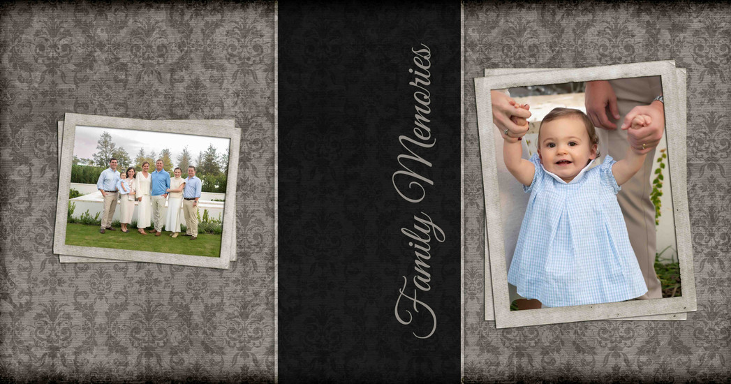 Alys Beach 30A Family Vacation Portraits Custom Heirloom Album Memories