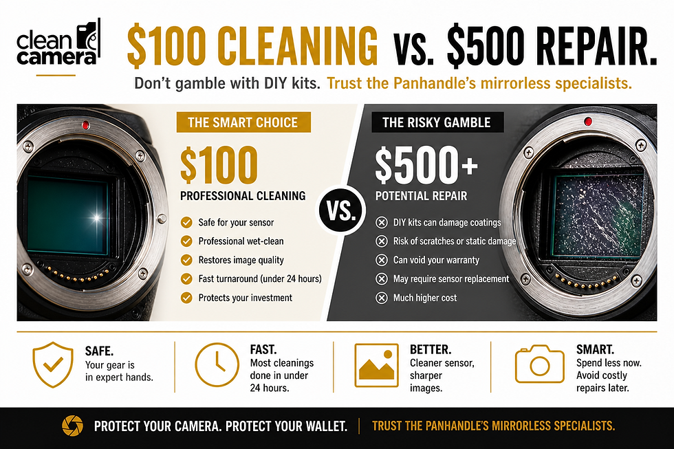 Sensor Cleaning in 24 hours or less