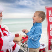 Unveiling Holiday Enchantment: A 30A Photographer's Mini Session with Santa