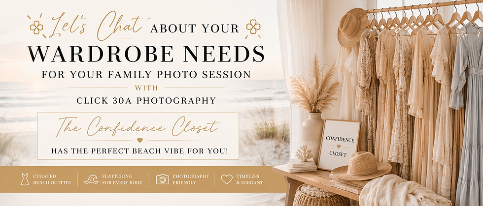 Luxury beach portraits in Santa Rosa Beach crafted with soft coastal styling, sunset movement, and magazine-quality family photography experiences.