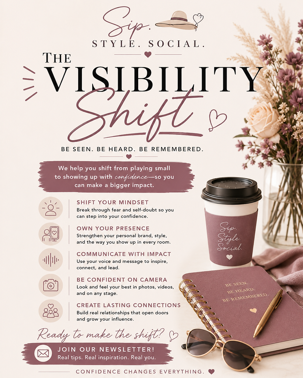 The visibility shift after attending a workshop