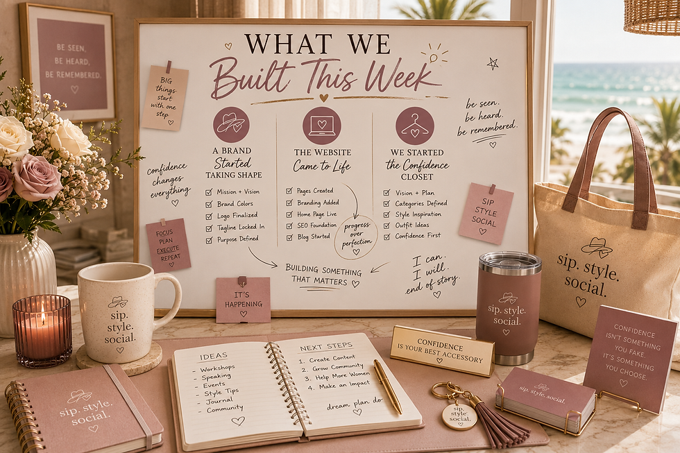 What we built on google our first week as a personal brand coach