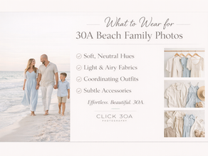 What to Wear for 30A Beach Family Photos