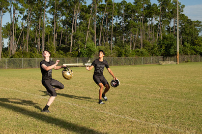 A Panama City photographer captures the full team spirit of the Bay Haven Charter Academy fall sports squad on Media Day.