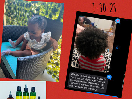 Wow! Did her hair grow that fast in  6 months!!!