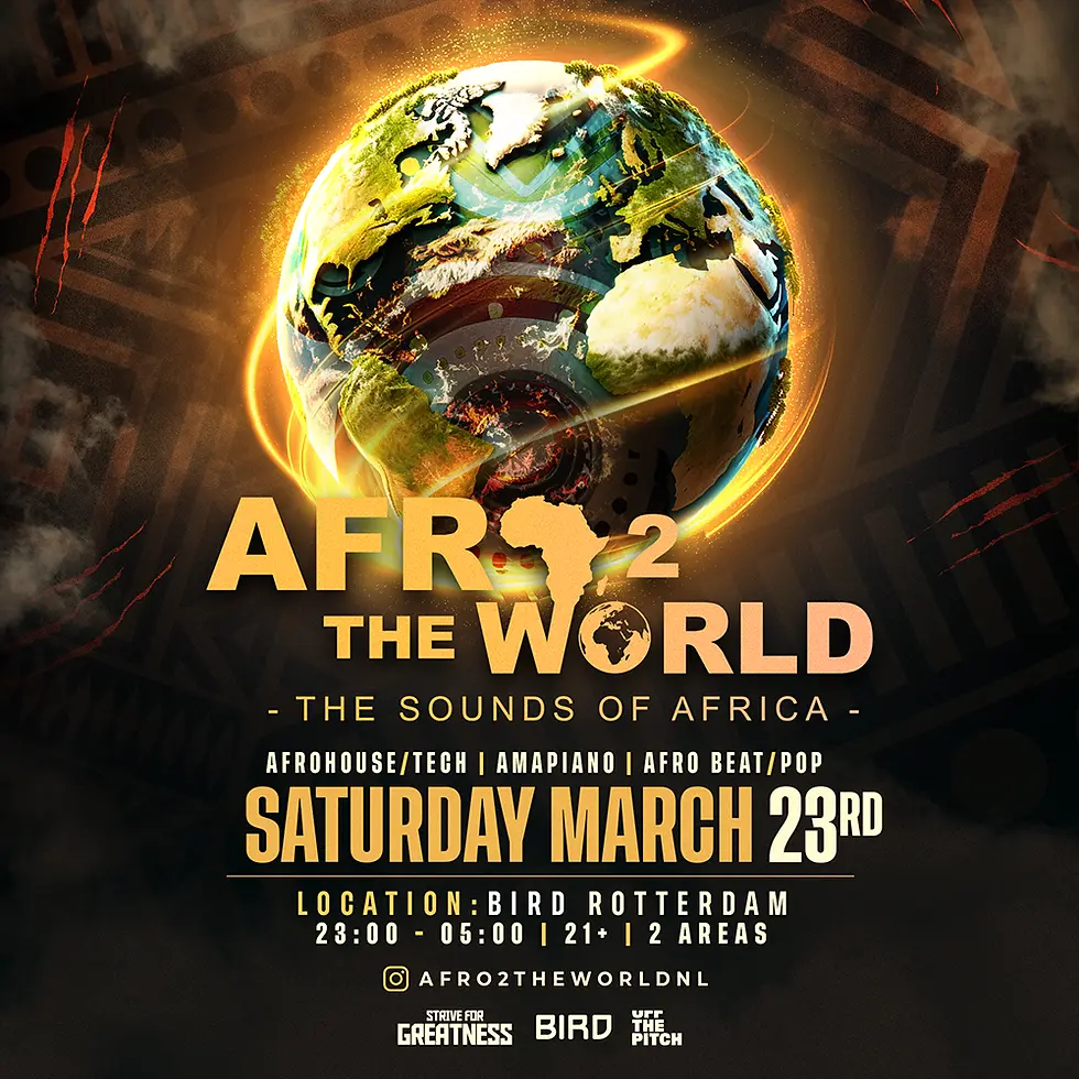 afro2theworld ontwerp flyers