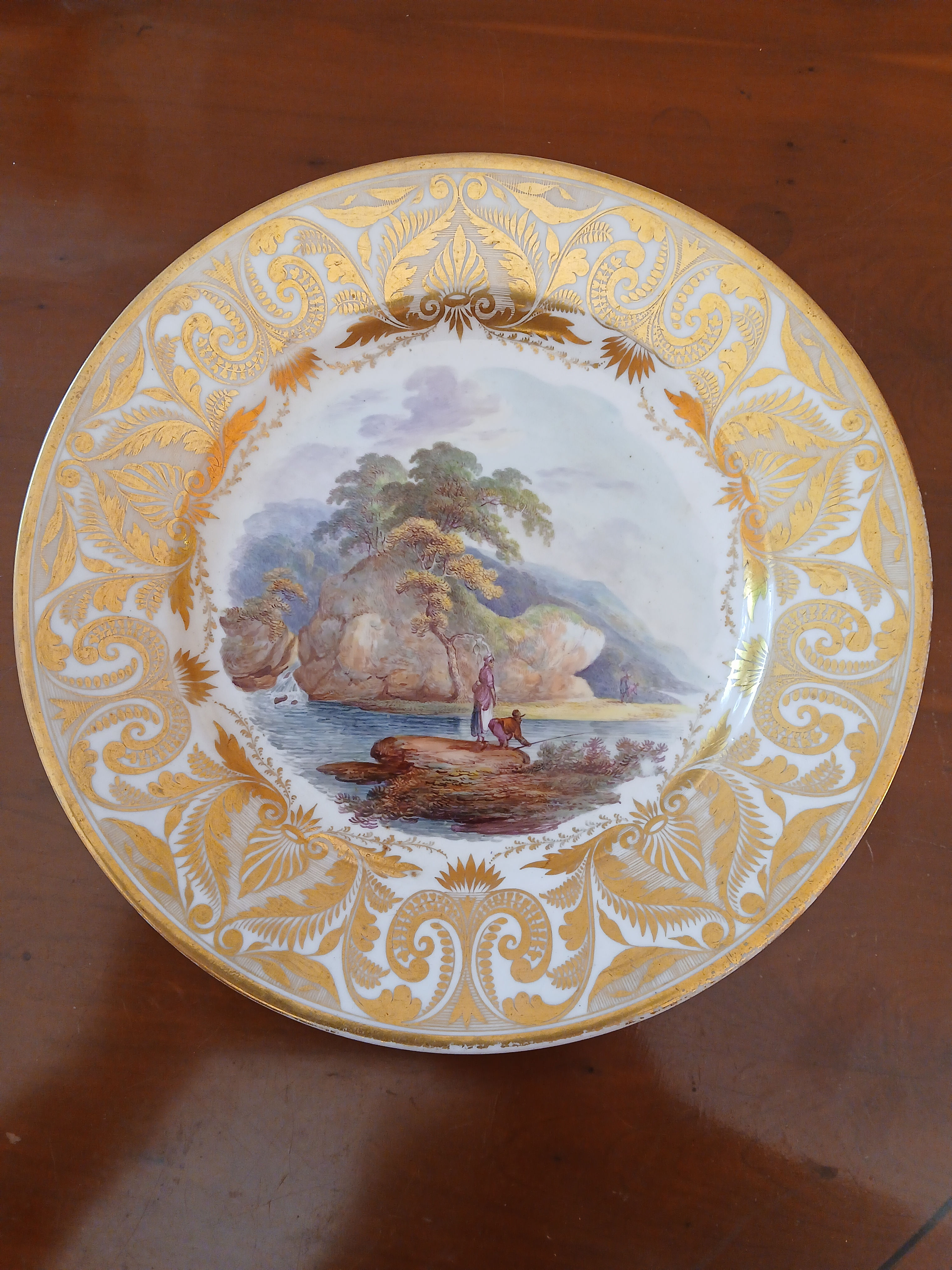 Derby Landscape Plate "In Wales" by Robert Brewer