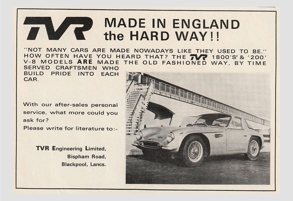 TVR Archive Add made the hard way Webb s