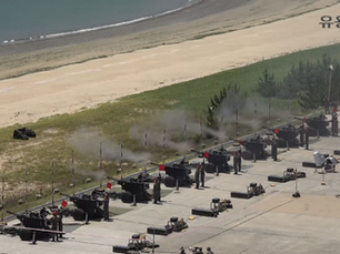 The Republic of Korea (ROK) Air & Missile Defense Command conducts a counter-unmanned aerial system (C-UAS) exercise with 20mm M167 Vulcan Air Defense Systems