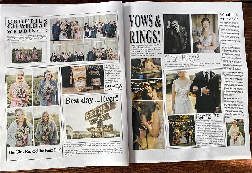 Thumbnail: Your Wedding Newspaper (5 copies)