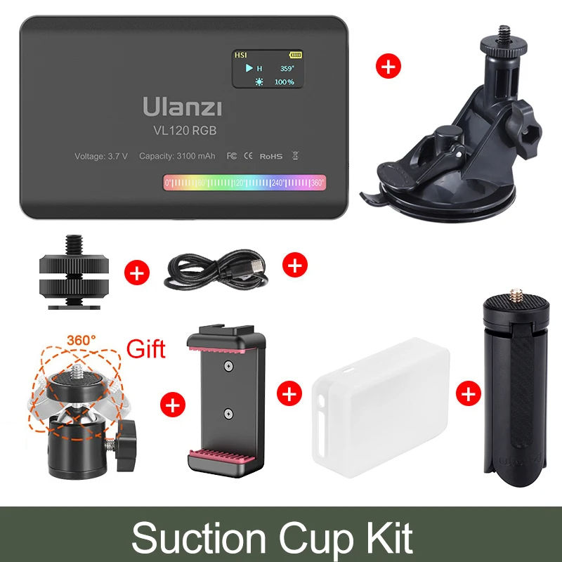 Thumbnail: Ulanzi VL120 RGB LED Video Light