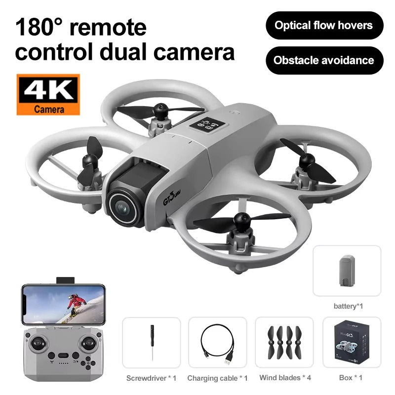 Miniature : H135 – Mini Drone 4K avec Double Caméra