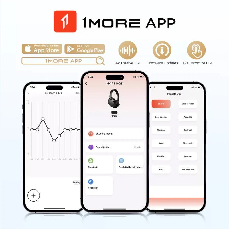 Miniature : 1MORE SonoFlow Pro – Casque Bluetooth ANC Hi-Res