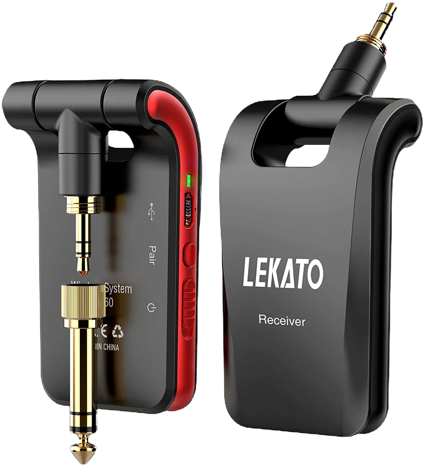 LEKATO WS-60 Wireless Guitar System 2.4GHz