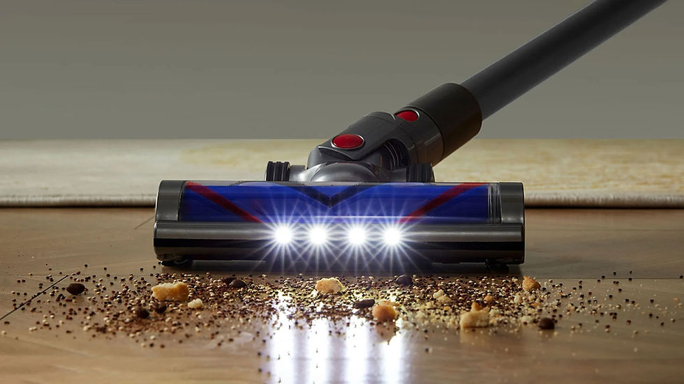 starpod v18 cordless vacuum cleaner led lights