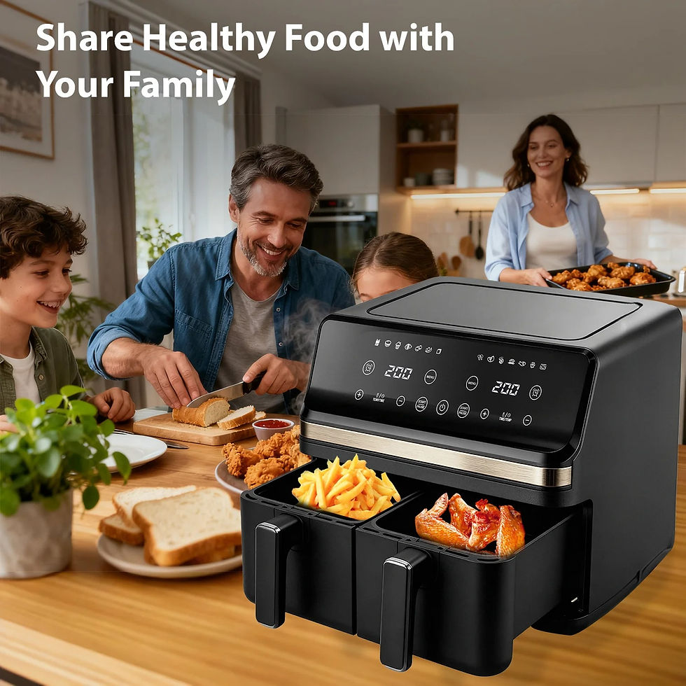 Thumbnail: Omnix Dual Zone Air Fryer 8L