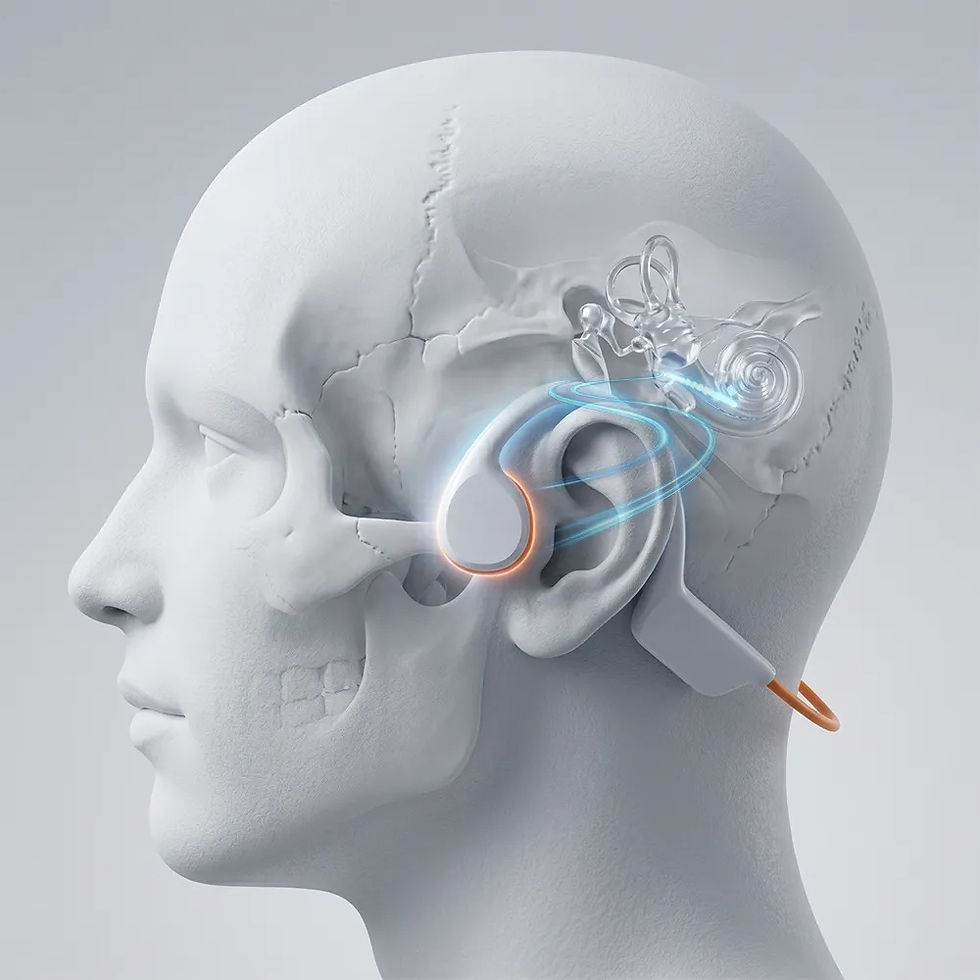 Thumbnail: AudioNex IPX8 Bone Conduction Headphones infographic