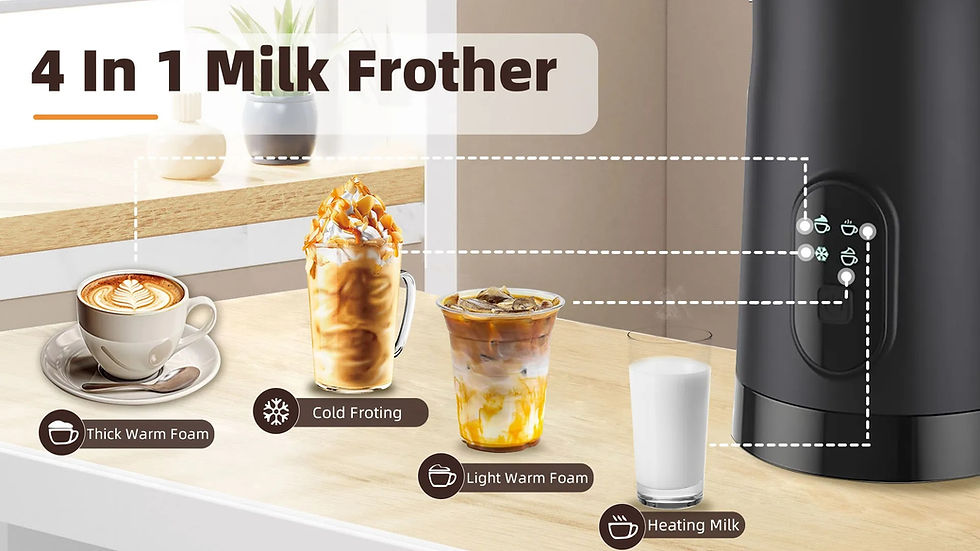 Thumbnail: Aerivax 4-in-1 Electric Milk Frother