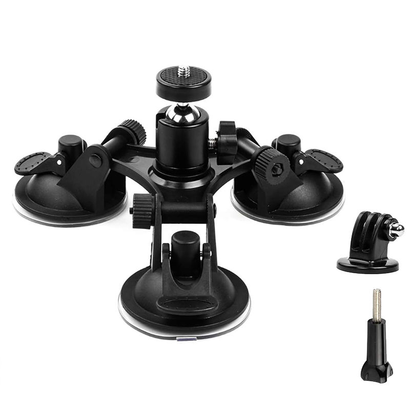 Thumbnail: Universal Action Camera Car Suction Cup Mount