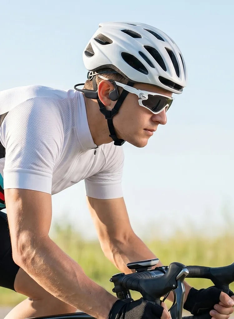 Thumbnail: AudioNex IPX8 Bone Conduction Headphones infographic