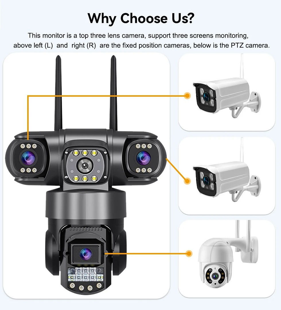 Miniature : V380 Pro – Caméra de Surveillance WiFi Extérieure 12MP